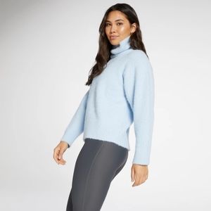 New with tags Calia by Carrie Underwood baby blue eyelash sweater womens Large